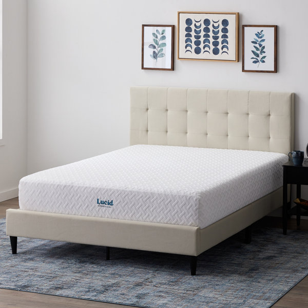 Lucid Comfort 10'' Medium Gel Memory Foam